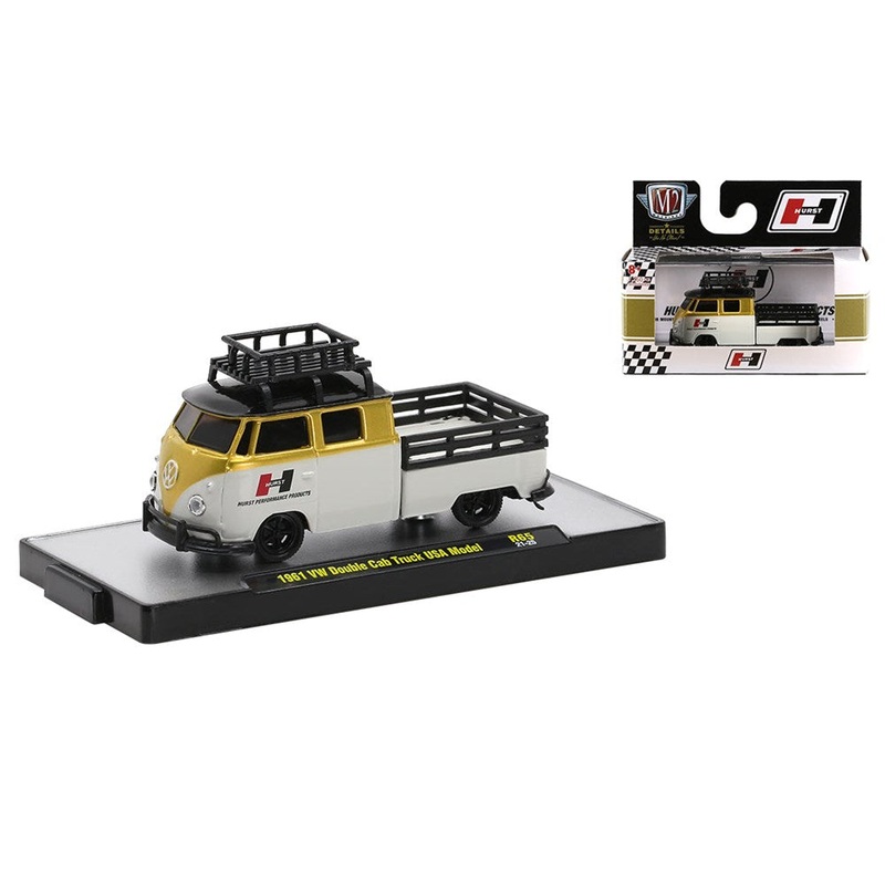 M2 Machines M2-32500-65B 1/64 1961 Volkswagen Double Cab Truck