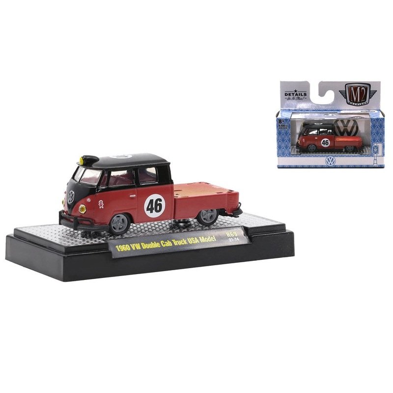 M2 Machines M2-32500-69C 1/64 1959 Volkswagen Double Cab Truck
