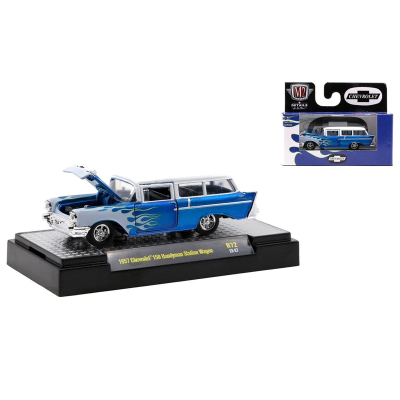 M2 Machines M2-32500-72C 1/64 1957 Chevrolet 150 Handyman Station Wagon