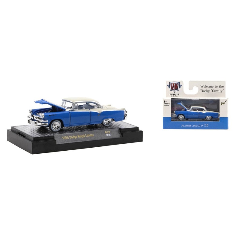 M2 Machines M2-32500-73A 1/64 1955 Dodge Royal Lancer