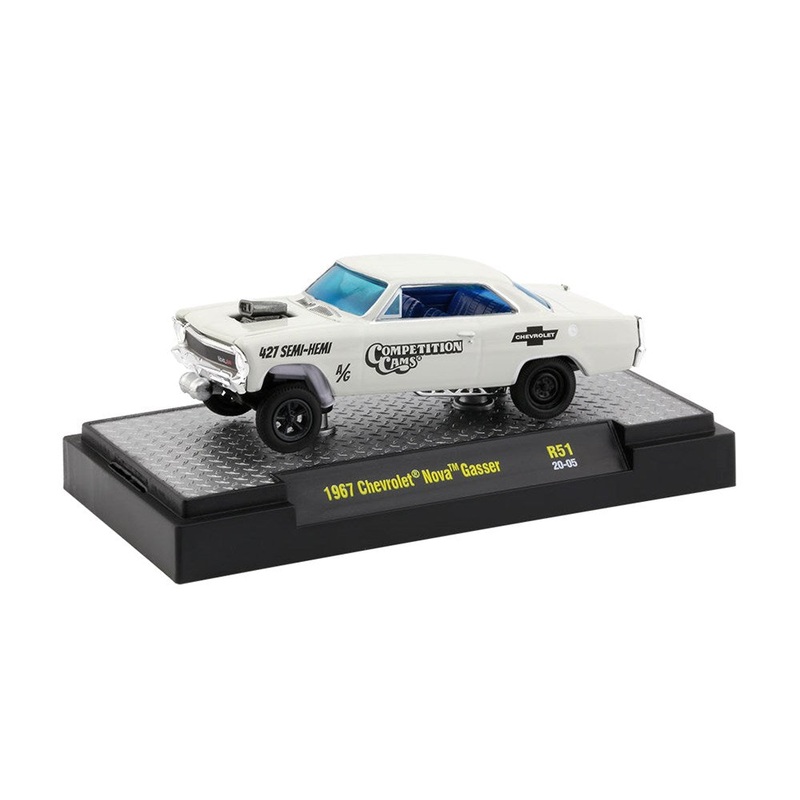 M2 Machines M2-32600-51E 1/64 1967 Chevrolet Nova Gasser