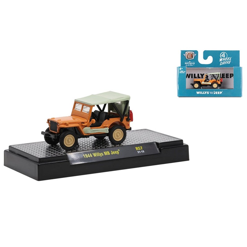 M2 Machines M2-32600-57A 1/64 1944 Willys MB Jeep