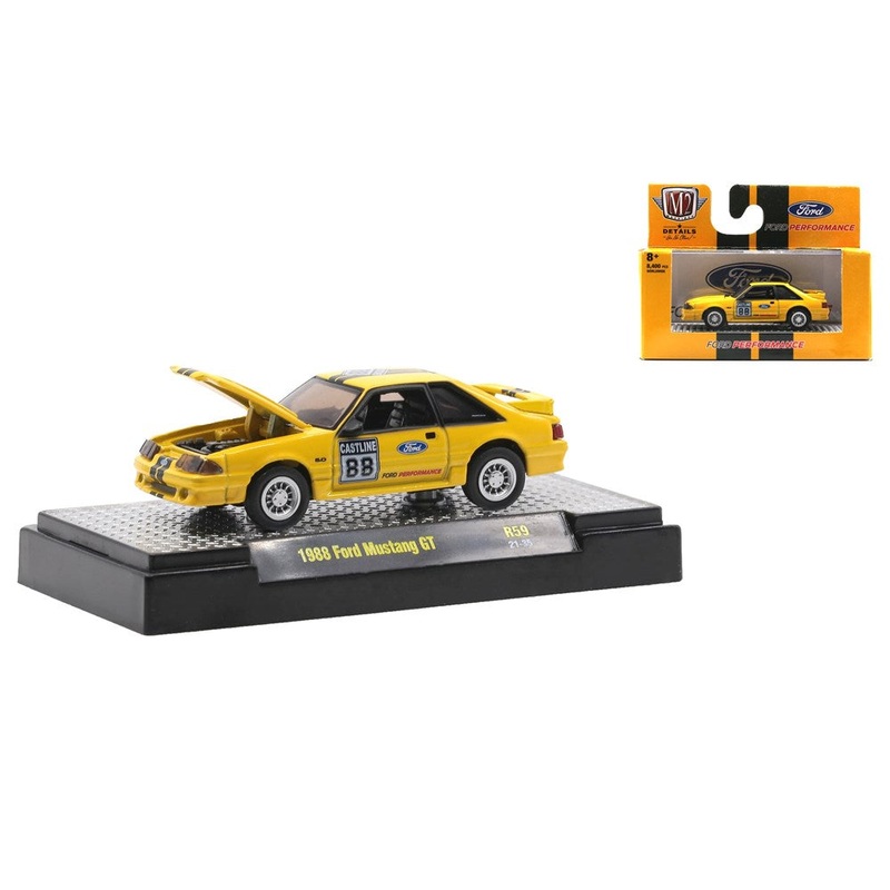 M2 Machines M2-32600-59F 1/64 1988 Ford Mustang GT