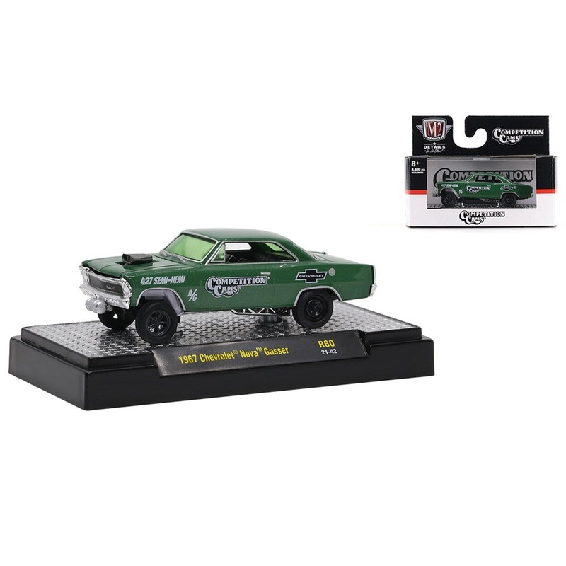 M2 Machines M2-32600-60D 1/64 1967 Chevrolet Nova Gasser