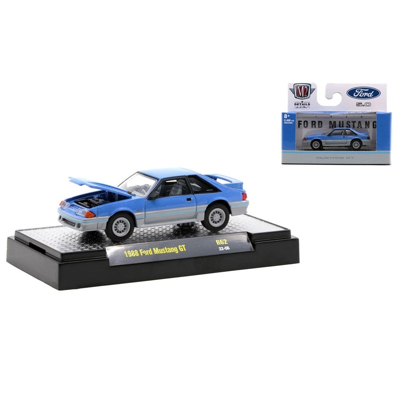 M2 Machines M2-32600-62C 1/64 1988 Ford Mustang GT