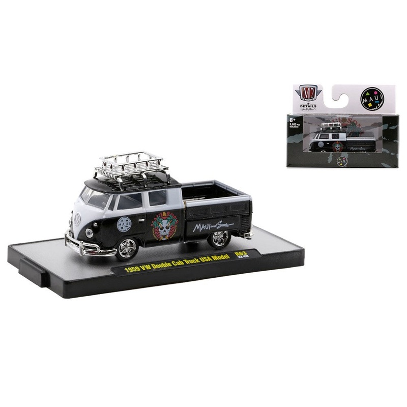 M2 Machines M2-32600-63C 1/64 1959 Volkswagen Double Cab Truck