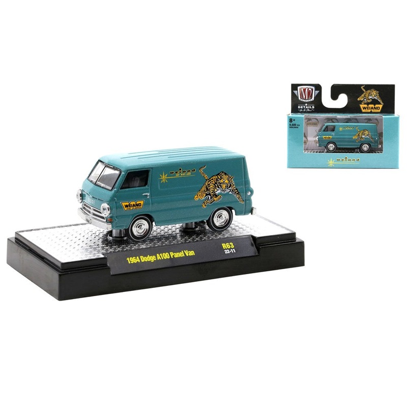 M2 Machines M2-32600-63D 1/64 1964 Dodge A100 Panel Van