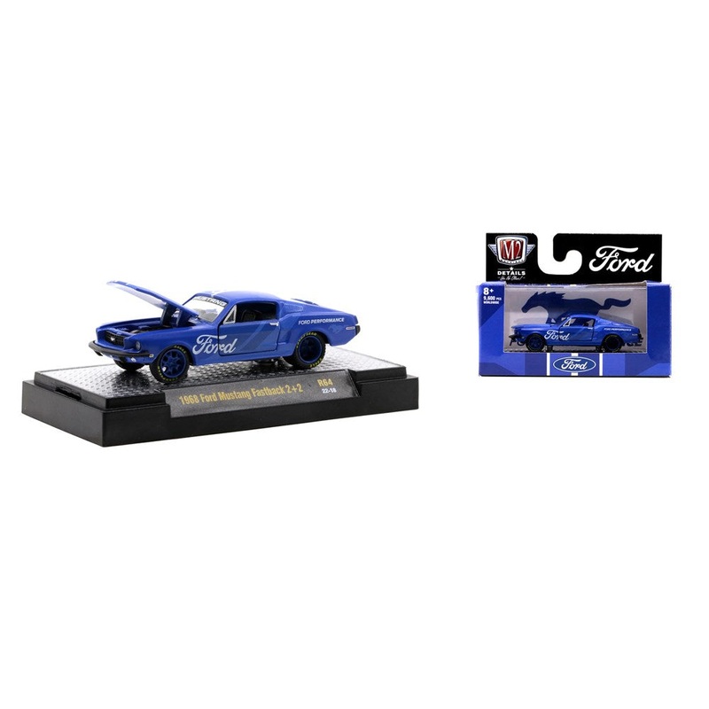 M2 Machines M2-32600-64C 1/64 1968 Ford Mustang Fastback 2+2