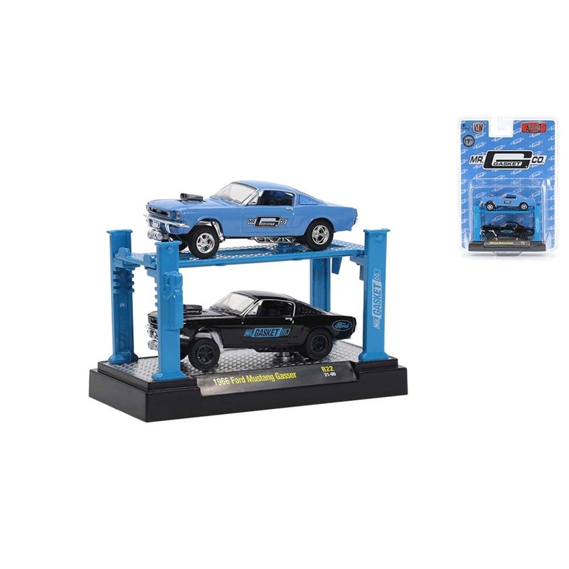 M2 Machines M2-33000-22C 1/64 1966 Ford Mustang Gasser Twin Pack
