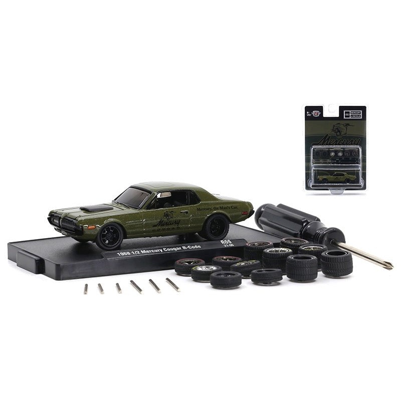 M2 Machines M2-34001-09A 1/64 1968 1/2 Mercury Cougar R-Code Kitset
