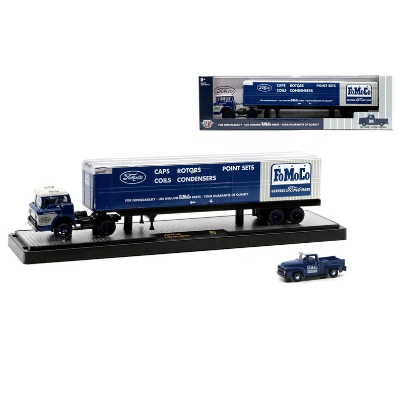 M2 Machines M2-36000-57A 1/64 1958 Ford C-600 Truck & 1956 Ford F-100