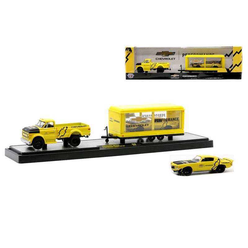 M2 Machines M2-36000-58A 1/64 1970 Chevrolet C60 Truck & 1970 Chevrolet Camaro Z/28 RS