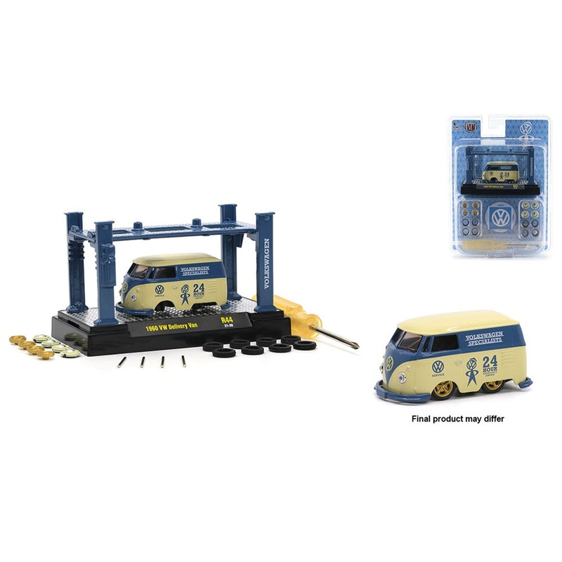 M2 Machines M2-37000-44A 1/64 1960 VW Delivery Van Kitset