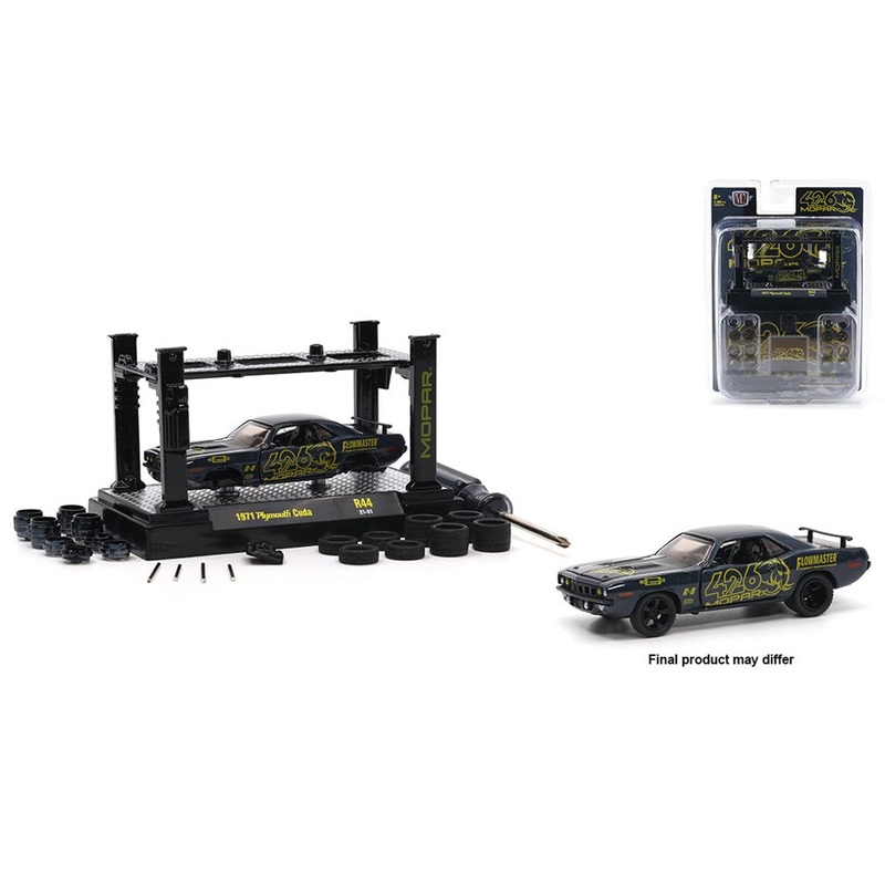 M2 Machines M2-37000-44D 1/64 1971 Plymouth Cuda Kitset