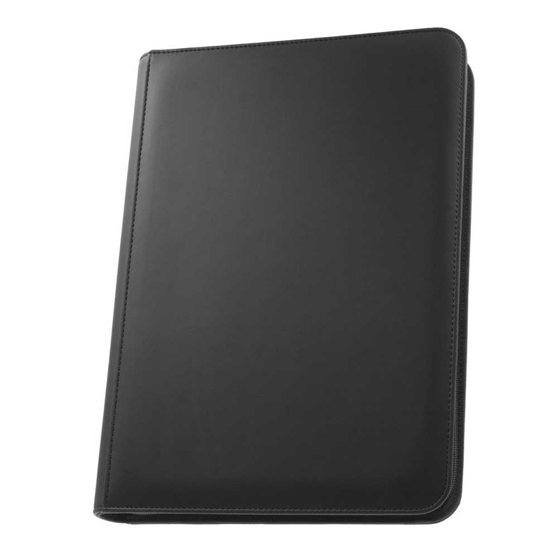 Palms Off STL-09-BLK STEALTH 9 Pocket Zip Binder Black