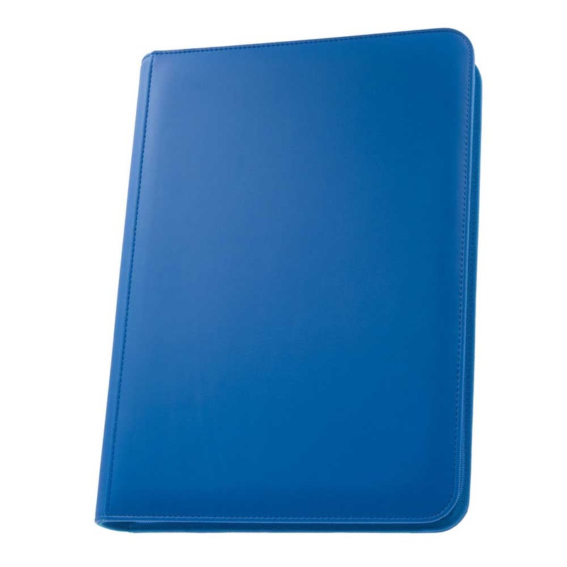 Palms Off STL-09-BLU STEALTH 9 Pocket Zip Binder Blue