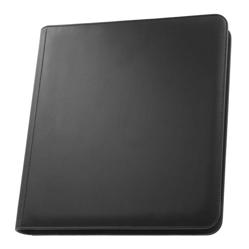 Palms Off STL-12-BLK STEALTH 12 Pocket Zip Binder Black