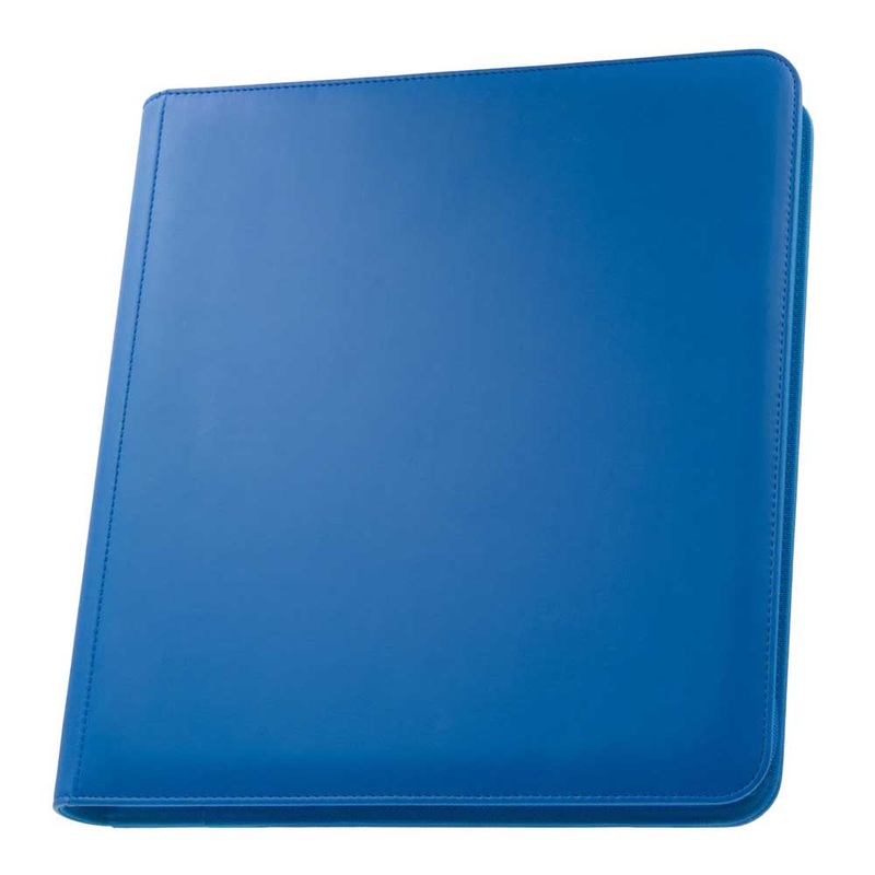 Palms Off STL-12-BLU STEALTH 12 Pocket Zip Binder Blue