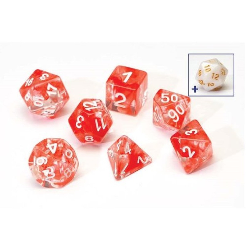 Sirius SIRIUS1-09 Dice Set Red Cloud Resin