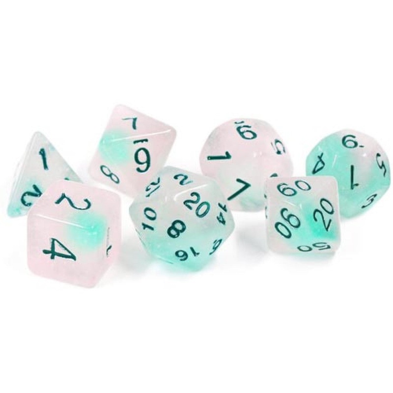 Sirius SIRIUS6-02 Dice Set Frosted Glowworm