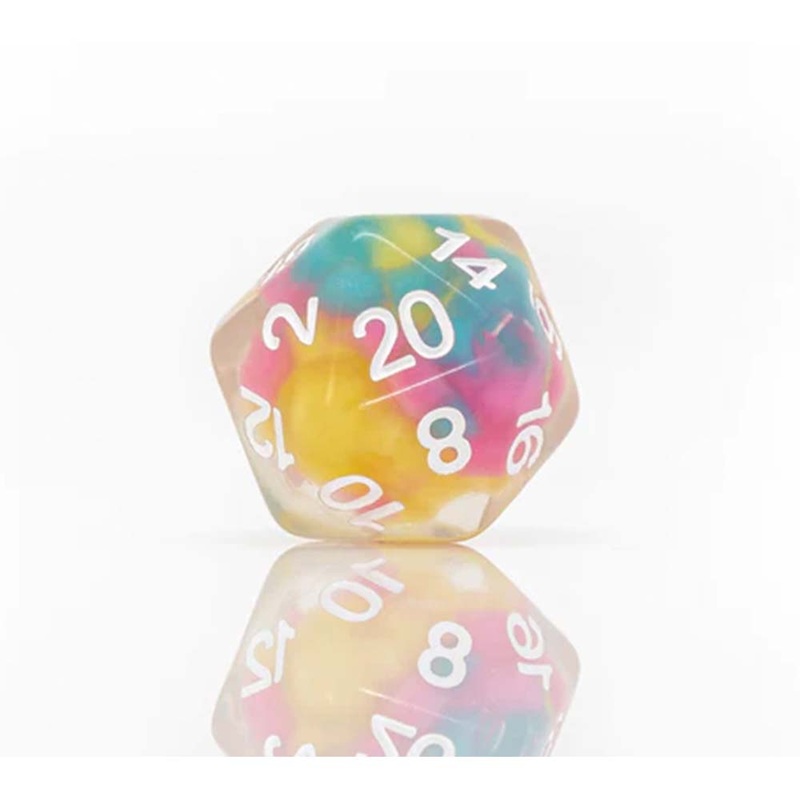 Sirius SIRIUS6-04 Dice Set Cotton Candy Glowworm