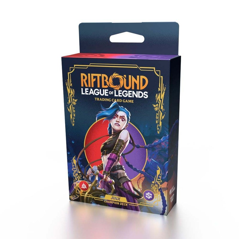 Universus RB-01PD01-EN Riftbound: League of Legends TCG Origins Champion Deck: Jinx Display