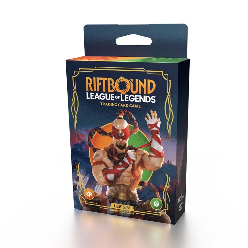 Universus RB-01PD03-EN Riftbound: League of Legends TCG Origins Champion Deck: Lee Sin Display