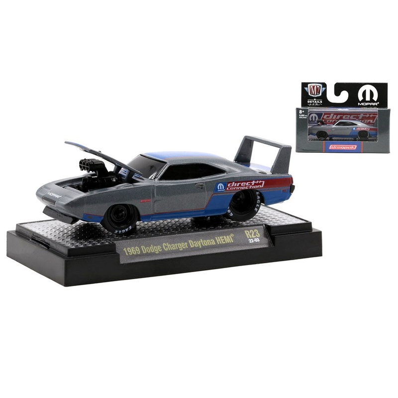 M2 Machines M2-82161-23C 1/64 1969 Dodge Charger Daytona HEMI