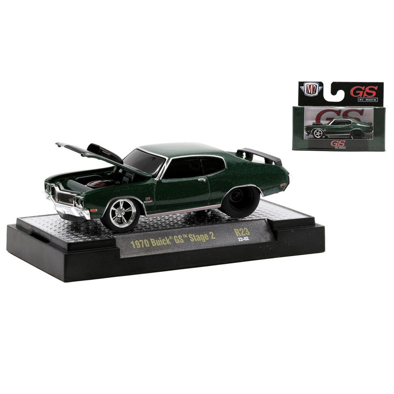 M2 Machines M2-82161-23E 1/64 1970 Buick GS Stage 2