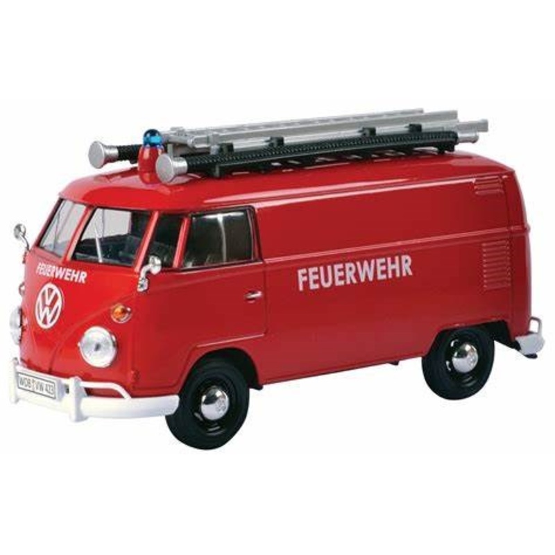 Motormax MX-79564 1/24 Volkswagen Type 2 (T1) Delivery Van- Fire Truck