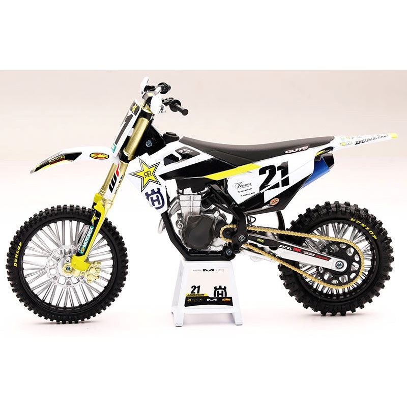 New Ray NR-58233 1/12 2020 Rockstar Energy Husqvarna Factory Race Team FC450- Jason Anderson
