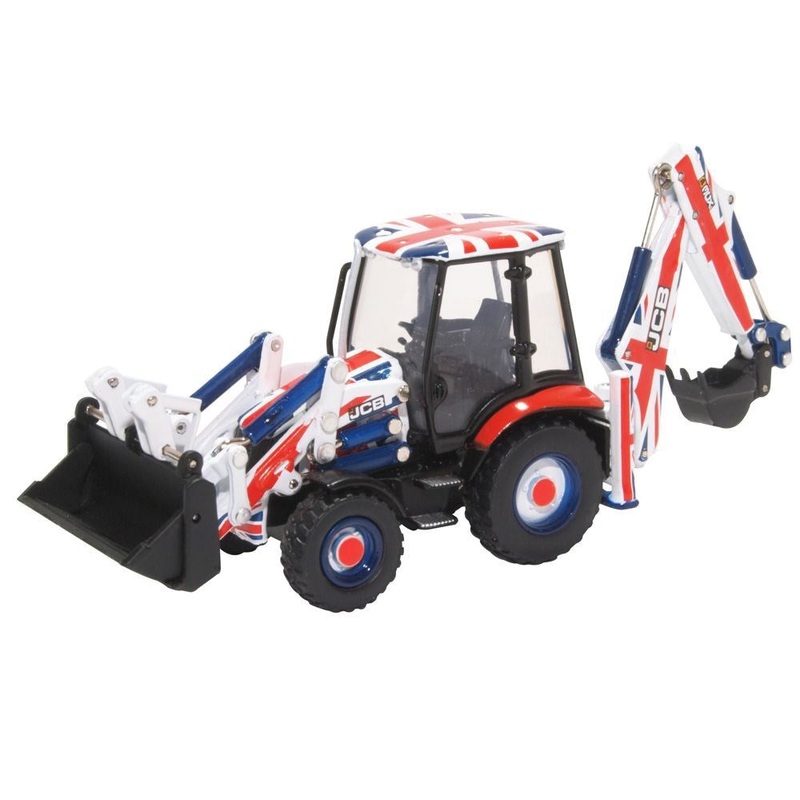 Oxford OX-3CX002 1/76 JCB 3CX Eco Backhoe Loader