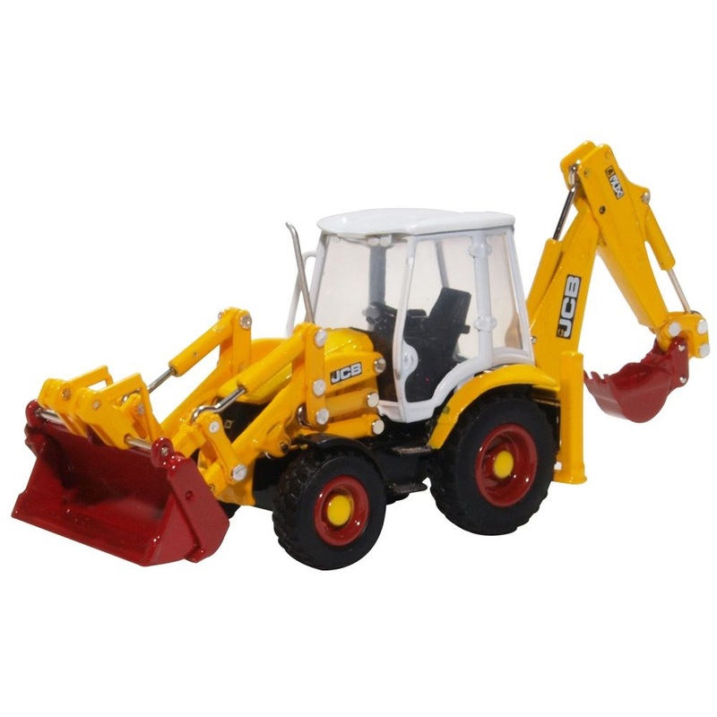 Oxford OX-3CX003 1/76 JCB 3CX Eco Backhoe Loader