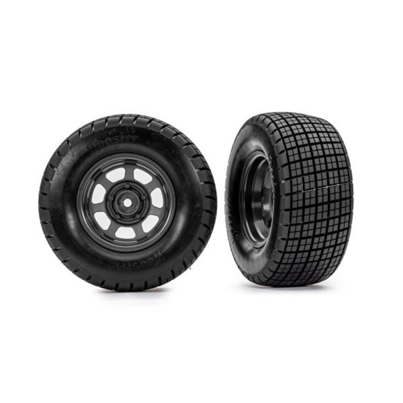 Traxxas 10473 Tires & Wheels Dirt Oval Hoosier 2WD Front