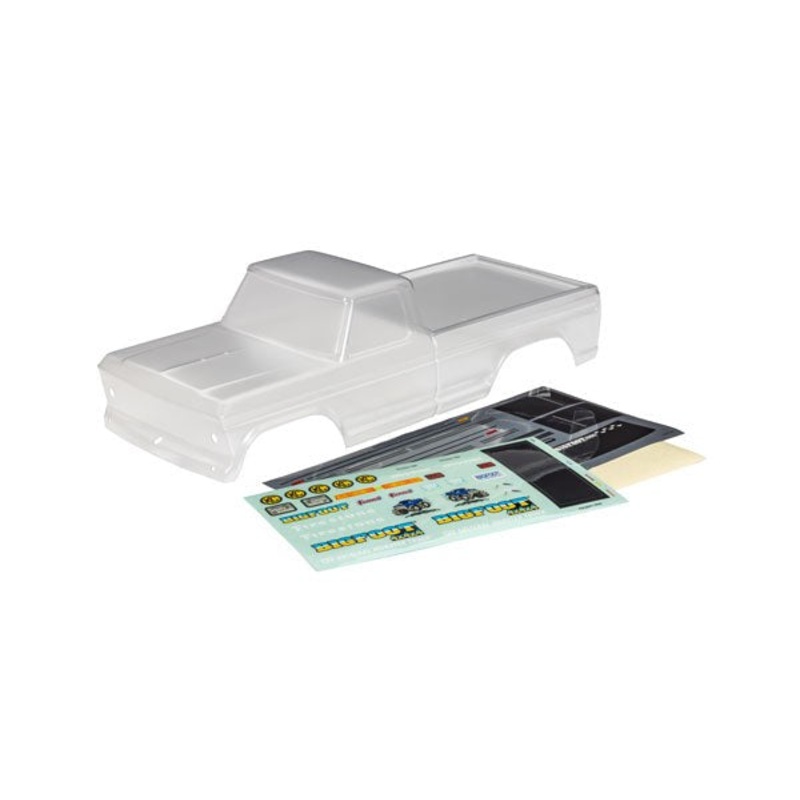 Traxxas 3660X Body Bigfoot No. 1 Clear W/ Decal