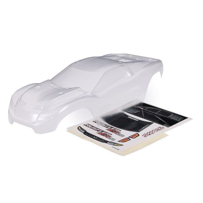 Traxxas 6740 Body Rustler 4X4 Clear