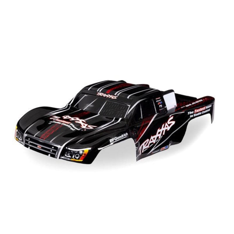 Traxxas 7027 Body 1/16 Slash 4X4 Black