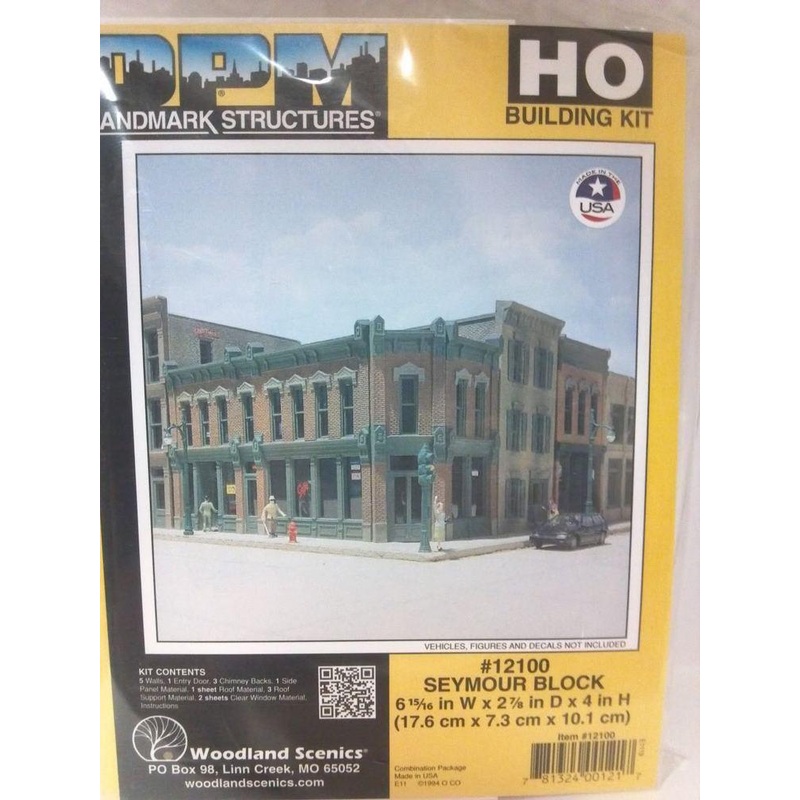 Woodland Scenics 12100 HO KIT DPM Seymour Block