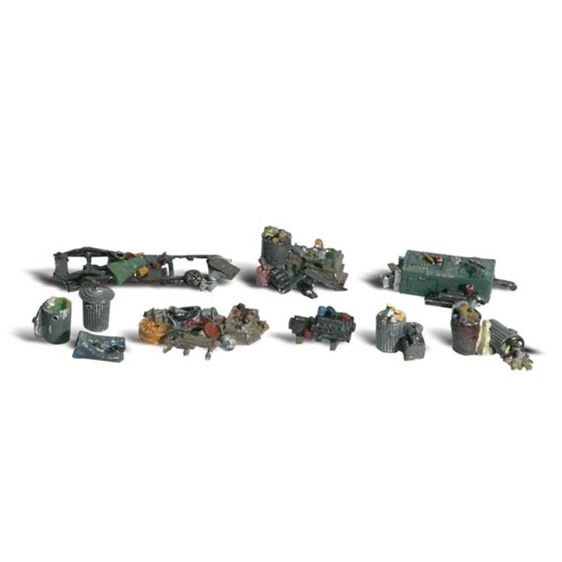 Woodland Scenics A1852 HO Scenic Accents: Assorted Junk