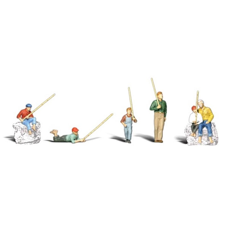 Woodland Scenics A1878 HO Scenic Accents: Gone Fishing