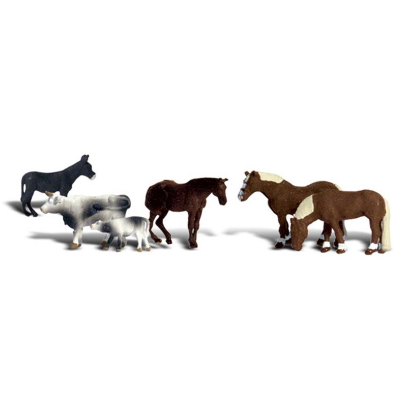 Woodland Scenics A1888 HO Scenic Accents: Farm Animals