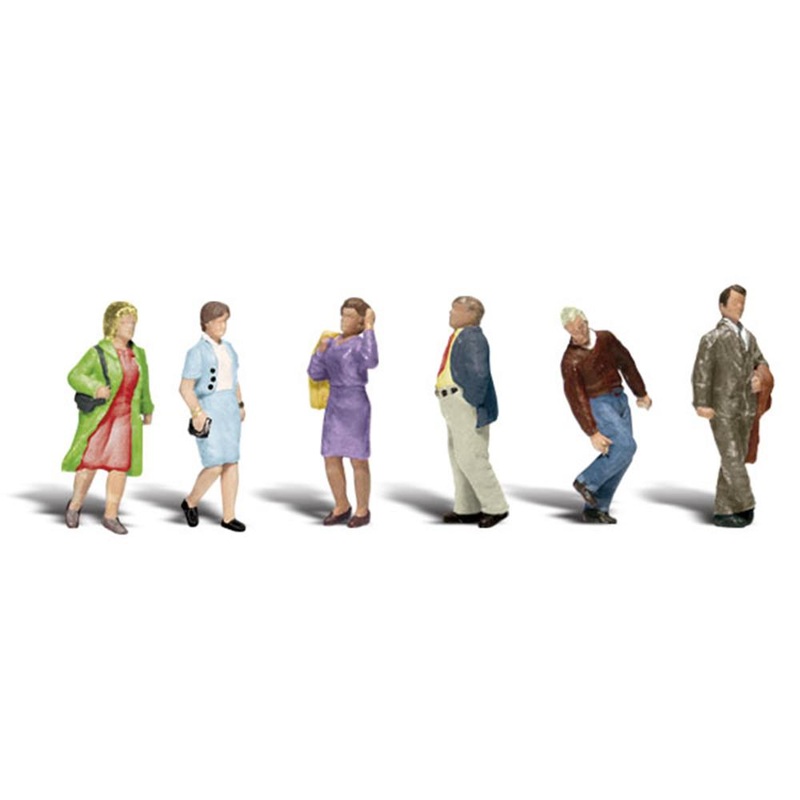 Woodland Scenics A1913 HO Scenic Accents: People Walking