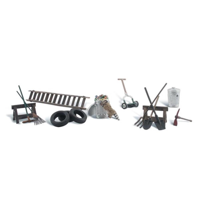 Woodland Scenics A1928 HO Scenic Accents: Garage Treasures
