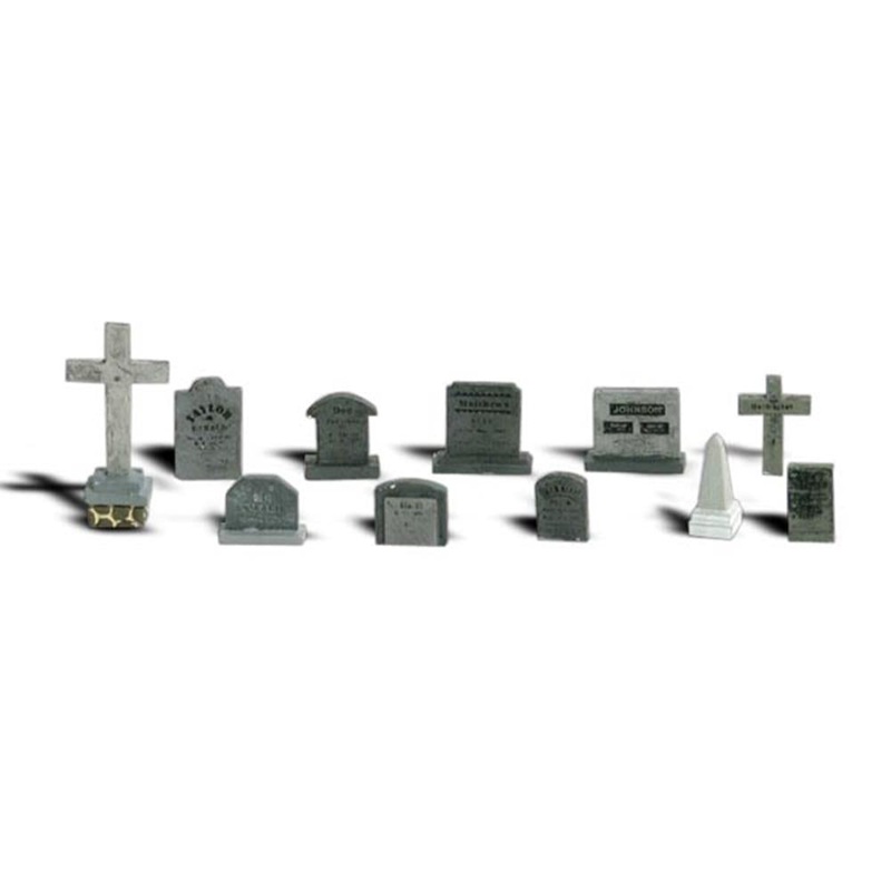 Woodland Scenics A2164 N Scenic Accents: Tombstones