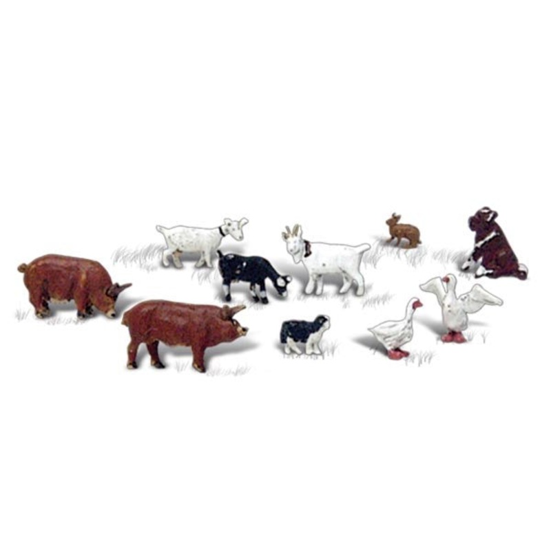 Woodland Scenics A2202 N Scenic Accents: Barnyard Animals
