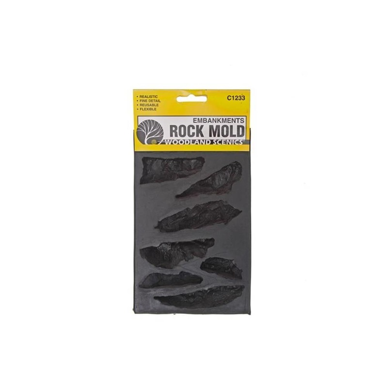 Woodland Scenics C1233 ROCK MOLDS EMBANKMENTS