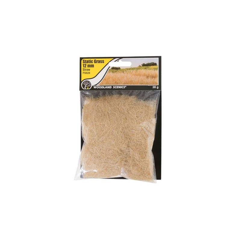 Woodland Scenics FS628 Static Grass Straw 12mm