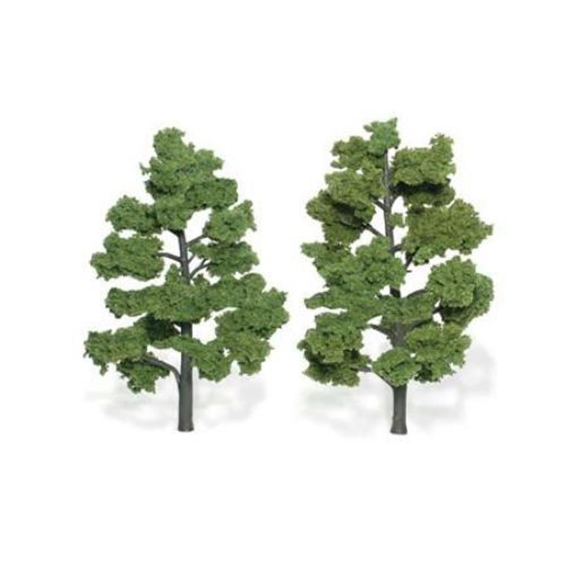 Woodland Scenics TR1515 TREES LIGHT GREEN 15-17CM 2PCS