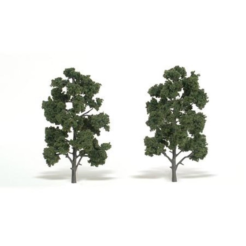 Woodland Scenics TR1519 TREES MEDIUM GREEN 20-22CM 2PCS