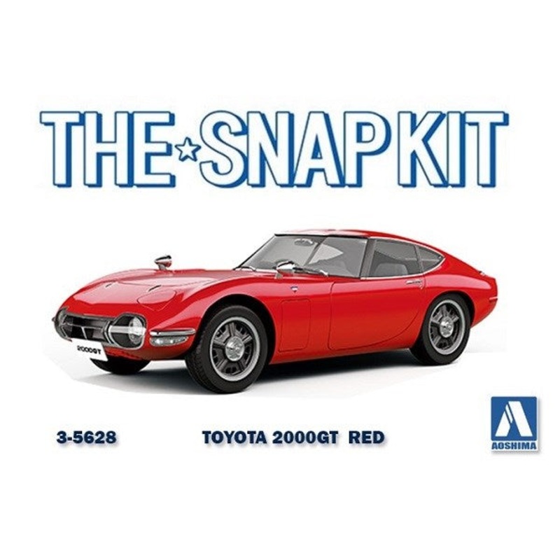 Aoshima 5628 1/32 TOYOTA 2000GT – SOLAR RED